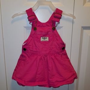 OshKosh overall pink 6 mos